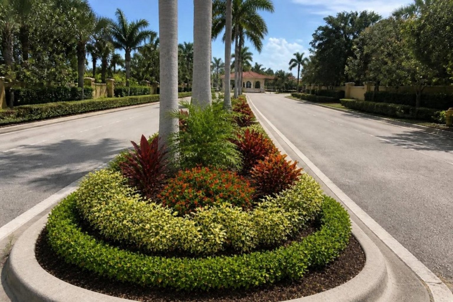Rendering of the center island after replanting